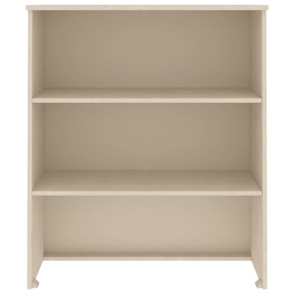 vidaXL Opzetkast HAMAR 85x35x100 cm massief grenenhout honingbruin