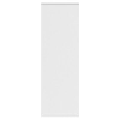 vidaXL Boekenkast/dressoir 50x25x80 cm bewerkt hout wit