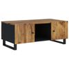 vidaXL Salontafel 100x54x40 cm massief mangohout en bewerkt hout