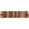 vidaXL Hoofdbord Met Kast met lade 3 pcs Oud Hout Bewerkt hout