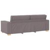 vidaXL Bank 3 pcs Taupe 220 x 80 x 84 cm Linnen-mix stof
