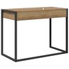 vidaXL Bureau Ambachtelijk eiken 100 x 50 x 75 cm Bewerkt hout