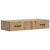 vidaXL Wandmontage Zijtafel 87,5 x 34,5 x 17 cm Bewerkt hout