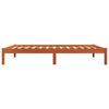 vidaXL Bedframe zonder matras massief grenenhout wasbruin 100x200 cm