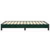 vidaXL Bedframe zonder matras 120x190 cm fluweel donkergroen