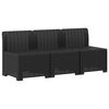 vidaXL 3-zits Tuinbank in Rattan Look 3-zits PP Antraciet
