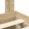 vidaXL Bedframe met lade met hoofdeinde met opslag Bewerkt hout