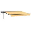 vidaXL Handmatige Luifelhouder met LED's Zand 3,5 x 2,5 m