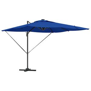 vidaXL Parasol Azure Blauw 286 x 284 x 270 cm Aluminium en Polyester