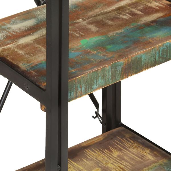 vidaXL Boekenkast met 3 schappen 40x30x80 cm massief gerecycled hout