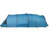 vidaXL Tunneltent met dak met opslag Blauw en Grijs 778 x 356 x 210 cm