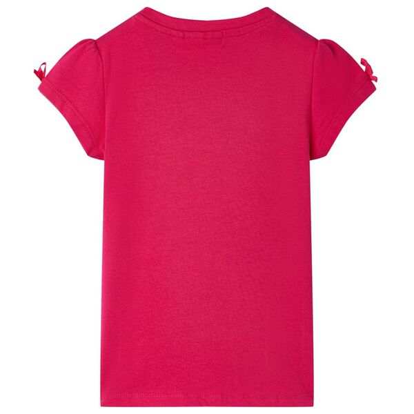 Kindershirt 116 felroze