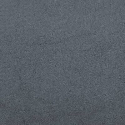 vidaXL 3-delige Loungeset met kussens fluweel donkergrijs