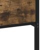 vidaXL Bedframe zonder matras metaal gerookt eikenkleurig 160x200 cm