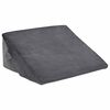 vidaXL Wedge Kussen Grijs 55 x 55 x 26 cm Traagschuim