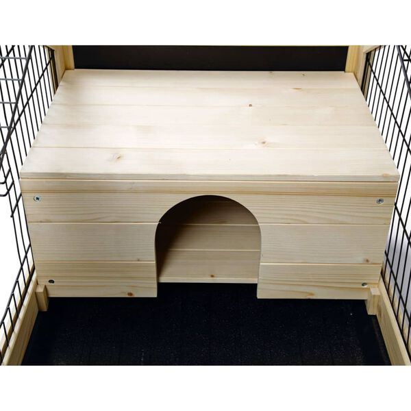 Beeztees Konijnenhok voor binnen Mex 116x54x65,4 cm hout