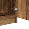 vidaXL Badkamer Kast met lade Oud hout 32 x 34 x 90 cm Bewerkt hout