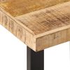 vidaXL Bankje 160 cm massief ruw mangohout en staal