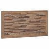 vidaXL Bed Hoofdbord Naturel Massief Teakhout