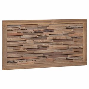 vidaXL Bed Hoofdbord Naturel Massief Teakhout