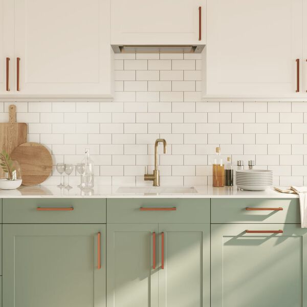 vidaXL Handvatten 20 st 192 mm roestvrij staal bronskleurig