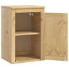 vidaXL Kast met plank Honing 60 x 32 x 40 cm Massief grenenhout