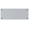 vidaXL Magneetbord voor aan de wand 100x40 cm gehard glas wit