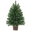 vidaXL Kunstkerstboom met standaard Groen 95 cm PVC, PE en staal