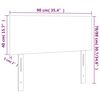 vidaXL Hoofdbord LED 90x5x78/88 cm fluweel roze