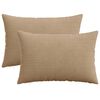 vidaXL Kussensloop 2 pcs HEERLEN Bruin 40 x 60 cm corduroy