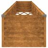 vidaXL Verhoogde tuinbak 482x50x36 cm cortenstaal