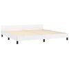 vidaXL Bedframe met hoofdeinde zonder matras 200x200 cm wit