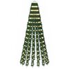 vidaXL LED Kerstboom 150 cm 240 LED's Warmwit Staal Groen