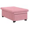 vidaXL Slaapbank Roze 194 x 67 x 82 cm Fluweel