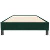 vidaXL Boxspring zonder matras fluweel donkergroen 90x220 cm