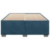 vidaXL Bedframe fluweel blauw 140x190 cm