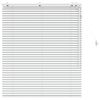 vidaXL Venetiaanse jaloezie Wit 120 x 130 cm 35 mm