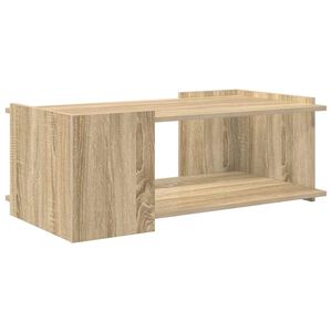 vidaXL Salontafel Sonoma Eiken 90 x 50 x 33 cm Bewerkt hout