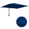 vidaXL Tuinparasol Azurblauw 248,5 x 247,5 x 160 cm Polyester en staal