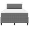 vidaXL Boxspring bed Lichtgrijs en wit. 193 x 120 x 88 cm