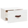 vidaXL Nachtkastjes 2 st wandgemonteerd 40x29,5x22 cm wit