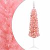 vidaXL Smalle kunstkerstboom met kerstballen 150 cm 150 LED's Warmwit