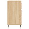 vidaXL Dressoir 60x35x70 cm bewerkt hout sonoma eikenkleurig