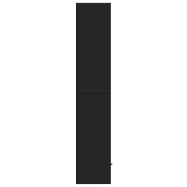 vidaXL Boekenkast 40x36x189 cm bewerkt hout zwart