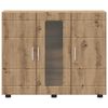 vidaXL Houten Kast Artisan Eiken 88,5 x 30,5 x 73 cm Bewerkt hout