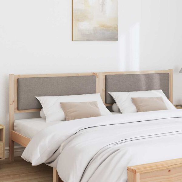 vidaXL Hoofdbord Anders Bruin 200 cm Massief grenenhout