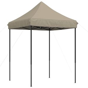 vidaXL Partytent 200 x 200 x 306 cm Taupe Oxford Stof