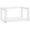 vidaXL Wastafelframe wandgemonteerd 59x38x31 cm ijzer wit