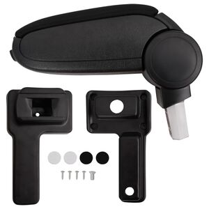 vidaXL Armsteun 14,5x32x(27-46) cm ABS zwart