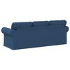 vidaXL Bank Blauw 215 x 82 x 80 cm Stof